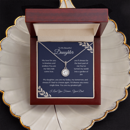 Special Gift for Daughter | Eternal Hope Necklace | Love Dad