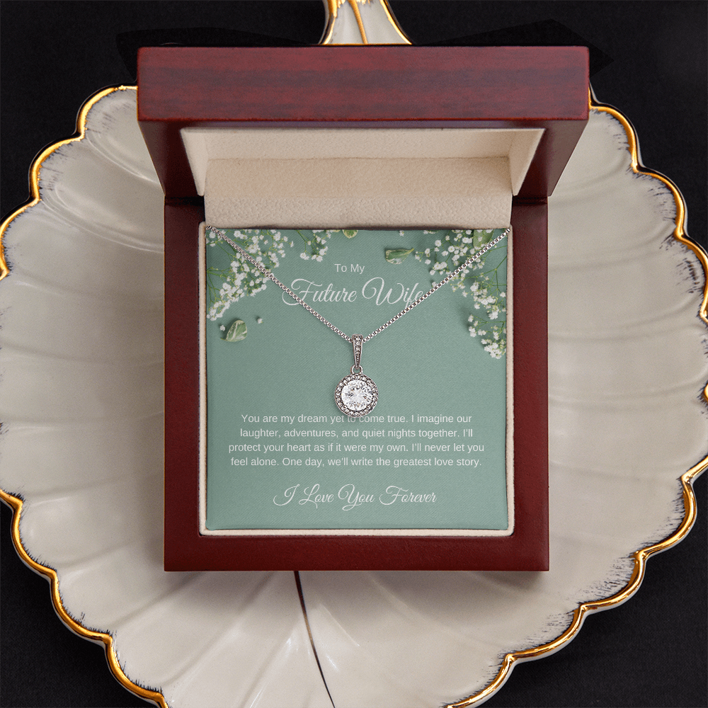 To My Future Wife Necklace – Romantic Jewelry Gift for Her – Perfect Love Keepsake