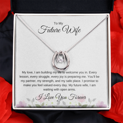 To My Future Wife – Romantic Necklace with Love Note Card