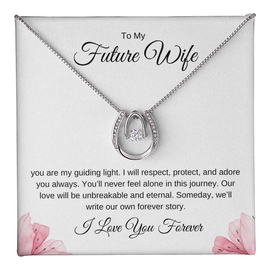 To My Future Wife Necklace – Heartfelt Jewelry Gift with Love Message