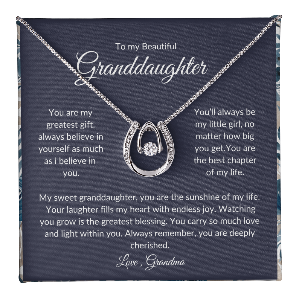 To My Granddaughter – Elegant Jewelry Gift That Lasts Forever