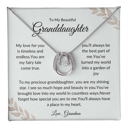 Granddaughter Jewelry Gift – Beautiful Pendant with Elegant Gift Box
