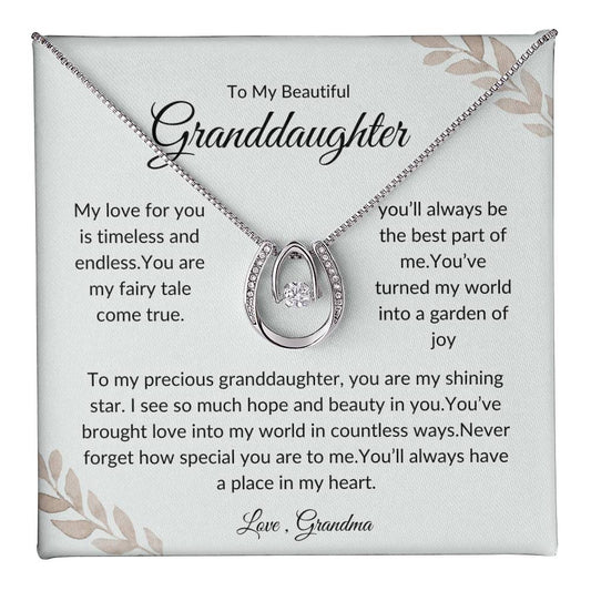 Granddaughter Jewelry Gift – Beautiful Pendant with Elegant Gift Box