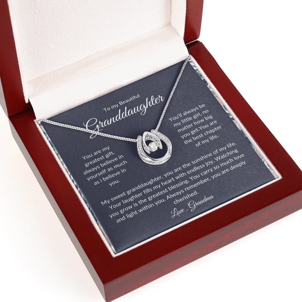 To My Granddaughter – Elegant Jewelry Gift That Lasts Forever