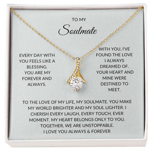 Soulmate Jewelry – Stylish Pendant Necklace for Anniversaries & Valentine's