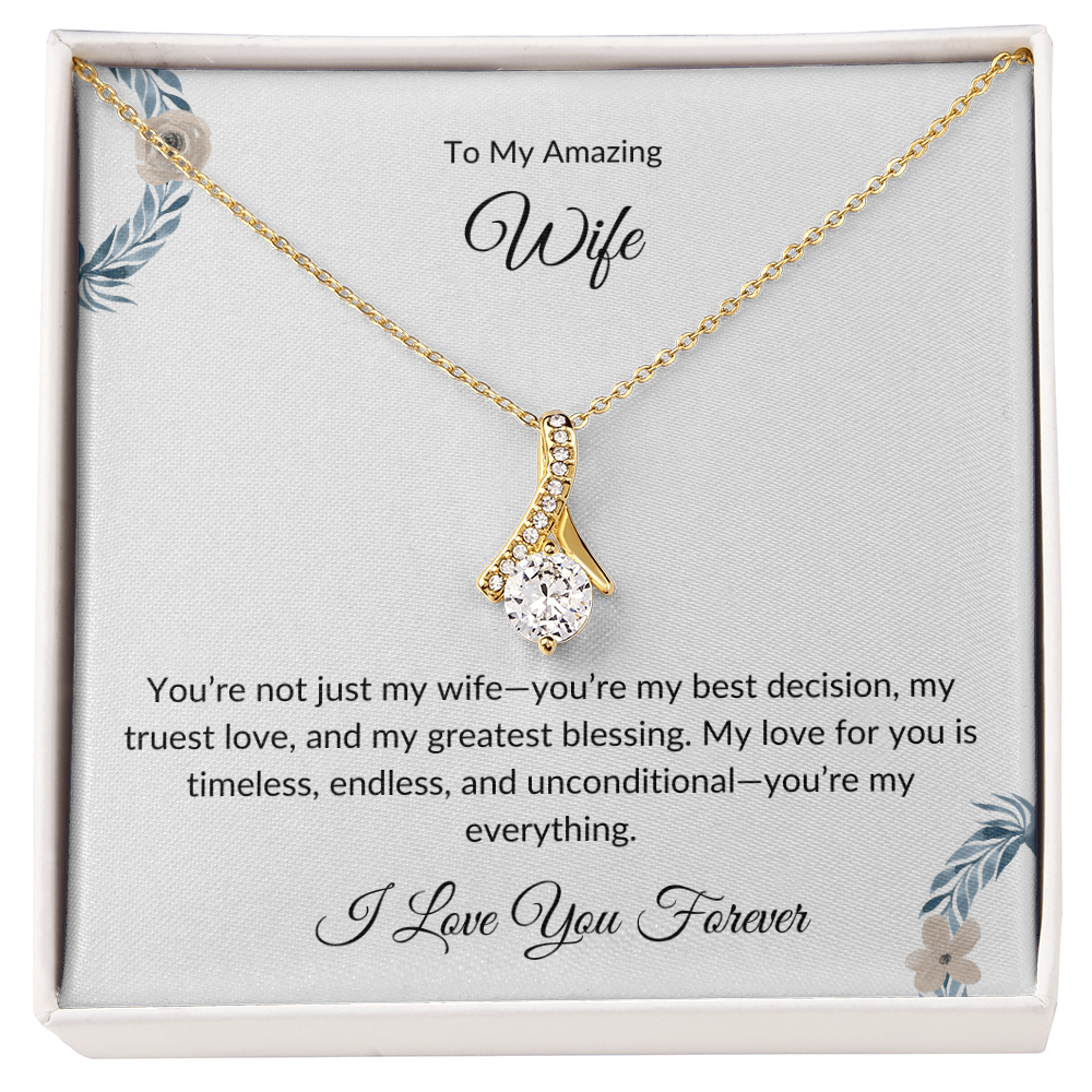 To My Wife - Perfect Birthday Gift for Her - Elegant & Unique