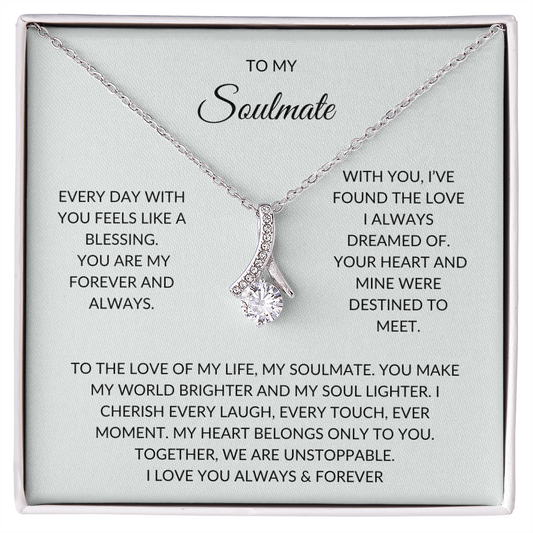 Soulmate Jewelry – Stylish Pendant Necklace for Anniversaries & Valentine's