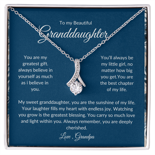 Granddaughter Jewelry – Dazzling Necklace - Love Grandma