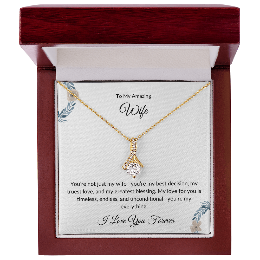 To My Wife - Perfect Birthday Gift for Her - Elegant & Unique