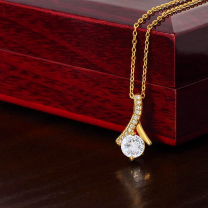 To My Daughter – Believe in Yourself – Love Knot Necklace
