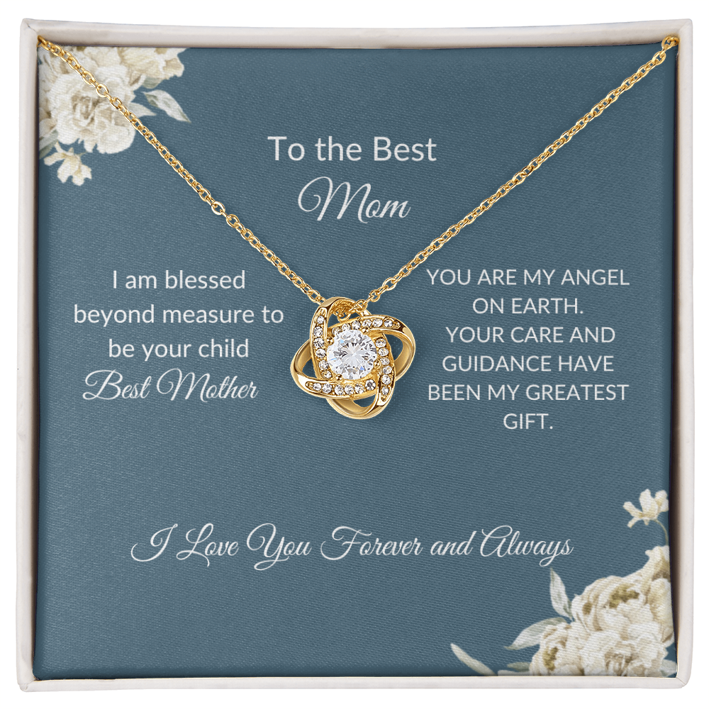 Mom Gift – Sparkling Heart Necklace with Elegant Gift Box