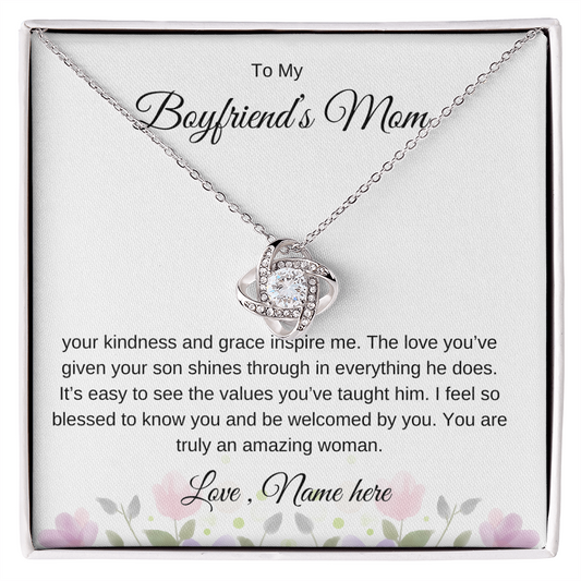 To My Boyfriend's Mom – Forever Love Necklac