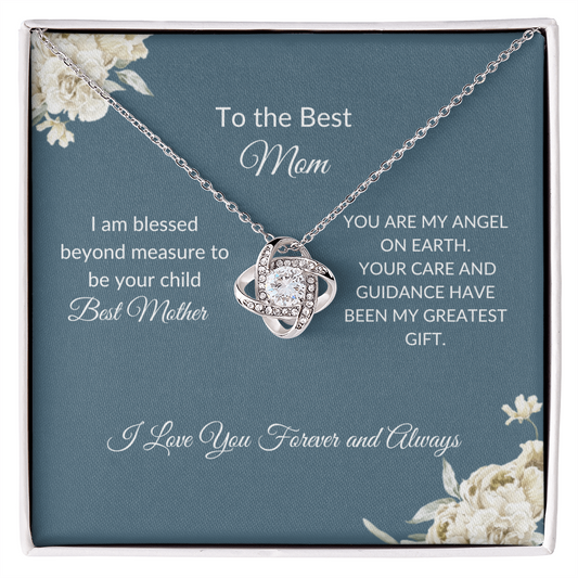 Mom Gift – Sparkling Heart Necklace with Elegant Gift Box