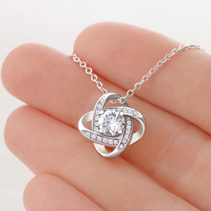 Daughter Birthday Gift | To My Daughter Love Knot Necklace