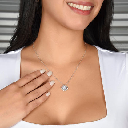 Daughter Birthday Gift | To My Daughter Love Knot Necklace