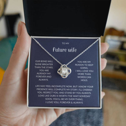 To My Future Wife – Forever Love Necklace with Emotional Card