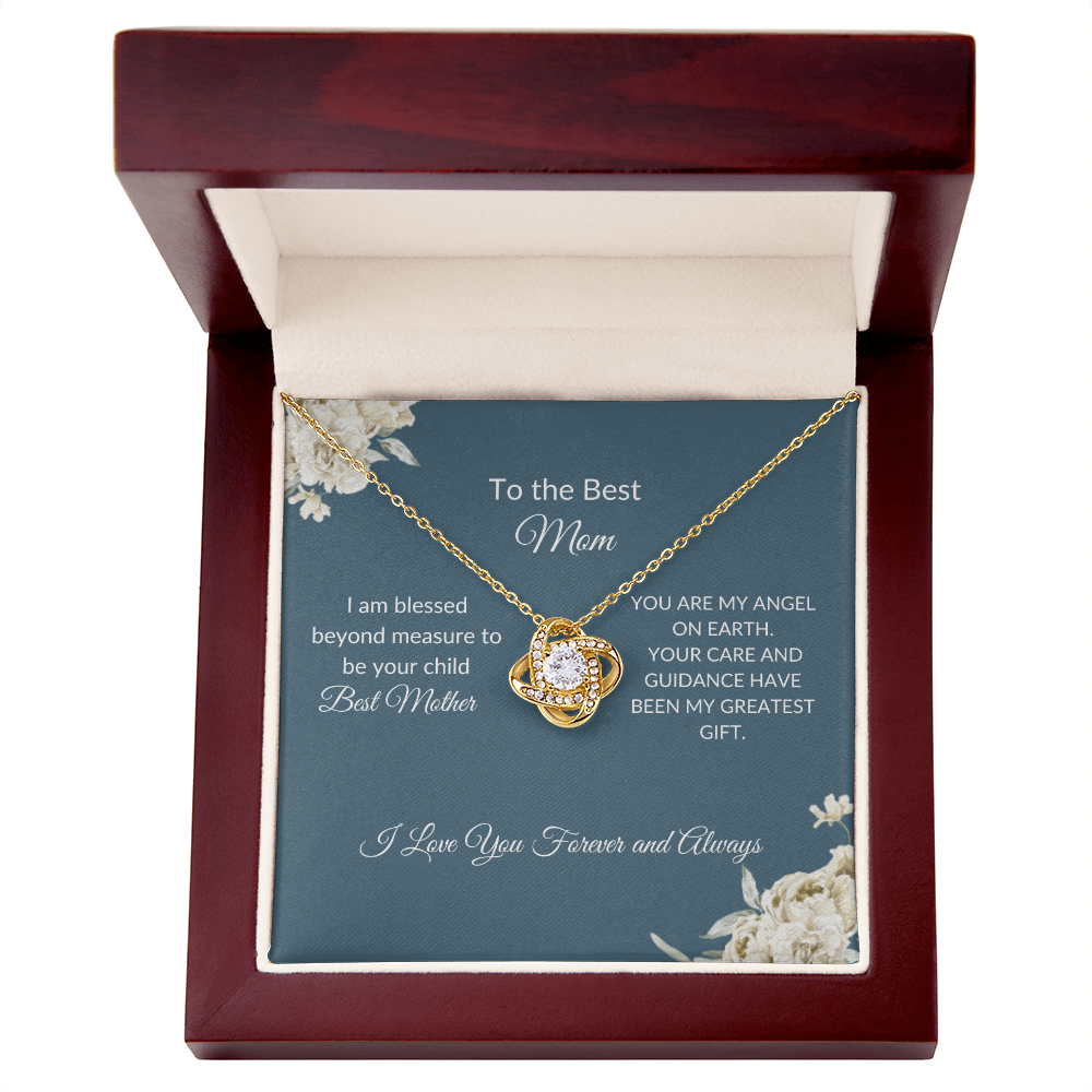 Mom Gift – Sparkling Heart Necklace with Elegant Gift Box