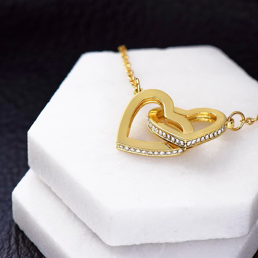To My Beautiful Daughter - Heart Pendant Necklace - Love Mom