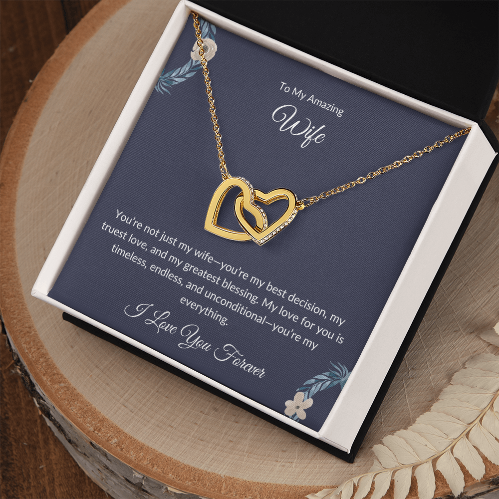 To My Beautiful Wife – Forever Love Necklace - Birthday Gift