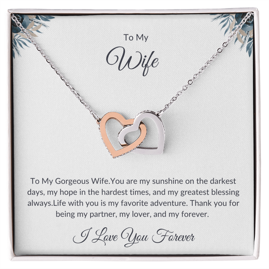 Wife Gift – Elegant Love Necklace – Birthday, Anniversary & Special Moments