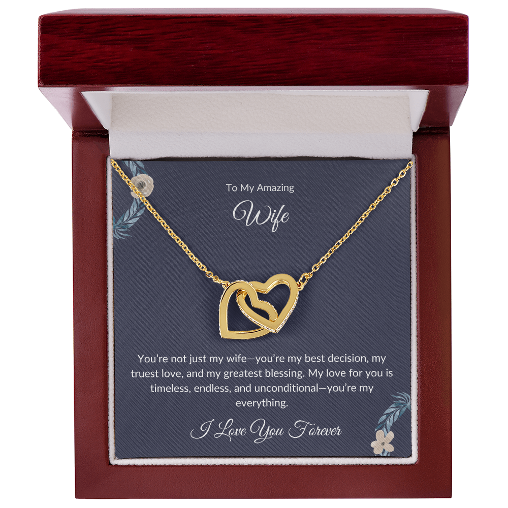 To My Beautiful Wife – Forever Love Necklace - Birthday Gift
