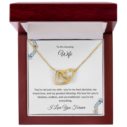 Birthday Gift for Wife – Elegant Necklace – A Sparkle of Love