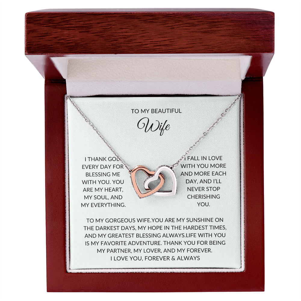 Romantic Gift for Wife – Sparkling Heart Pendant – Perfect for Any Occasion