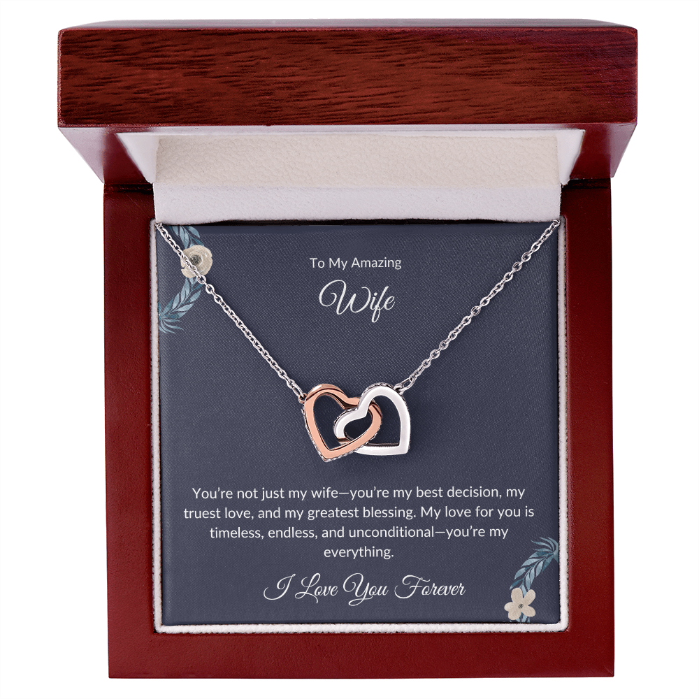 To My Beautiful Wife – Forever Love Necklace - Birthday Gift