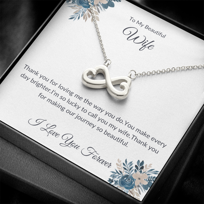 To My Precious Wife – Forever Linked Necklace – A Love That Lasts