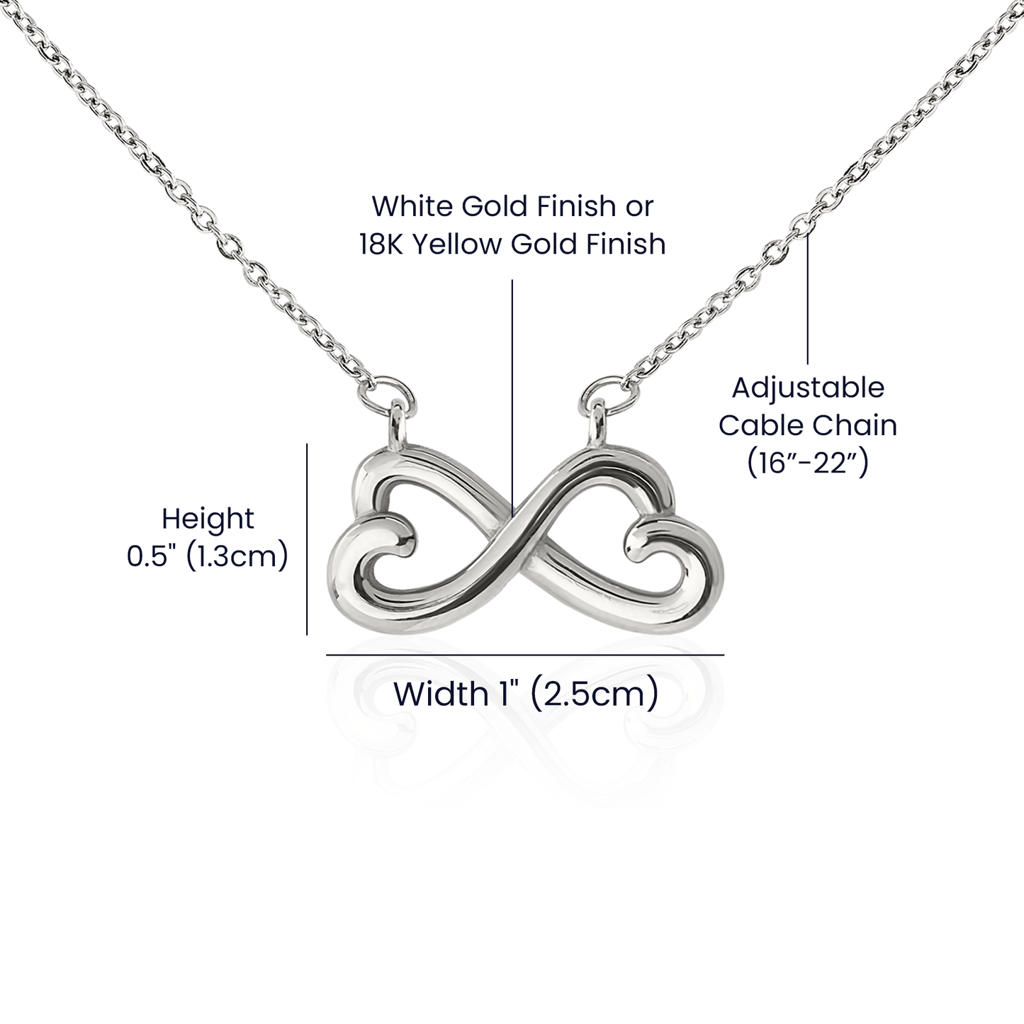Daughter-in-Law Necklace Gift – Heart Pendant with Elegant Gift Box