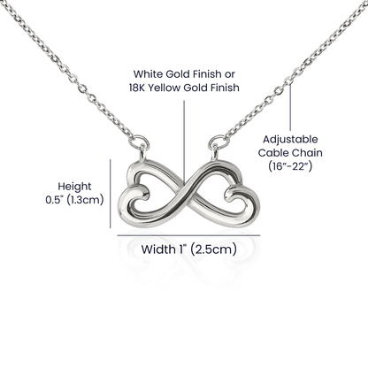 Daughter-in-Law Necklace Gift – Heart Pendant with Elegant Gift Box