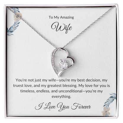 Birthday Gift for Wife – Elegant Necklace – A Sparkle of Love