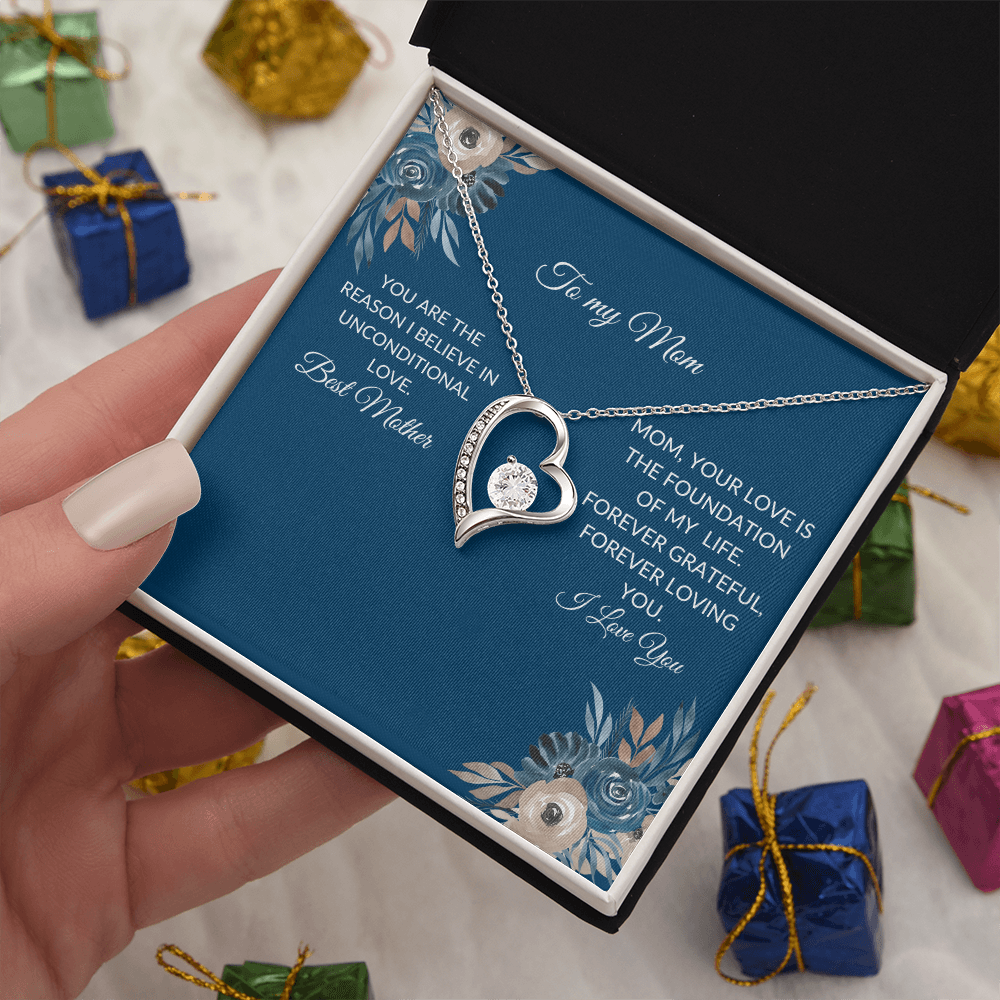 To My Mom Necklace – Heartfelt Jewelry Gift with Love Message