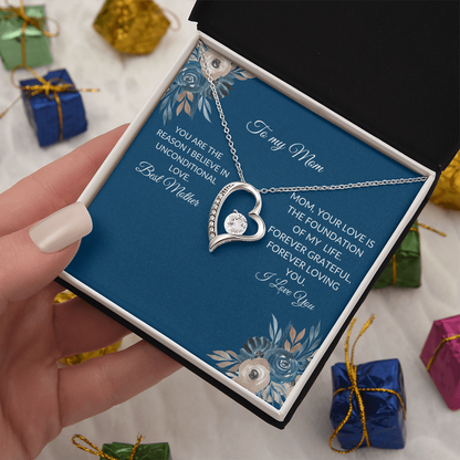 To My Mom Necklace – Heartfelt Jewelry Gift with Love Message