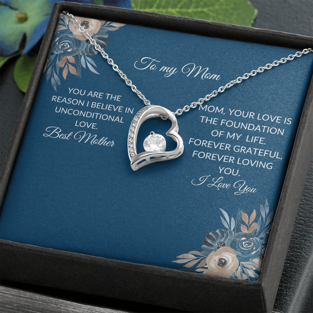To My Mom Necklace – Heartfelt Jewelry Gift with Love Message