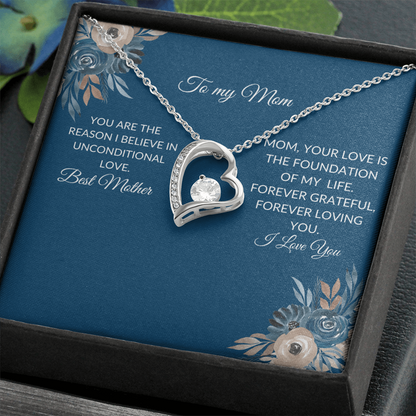 To My Mom Necklace – Heartfelt Jewelry Gift with Love Message