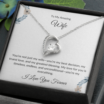 Birthday Gift for Wife – Elegant Necklace – A Sparkle of Love