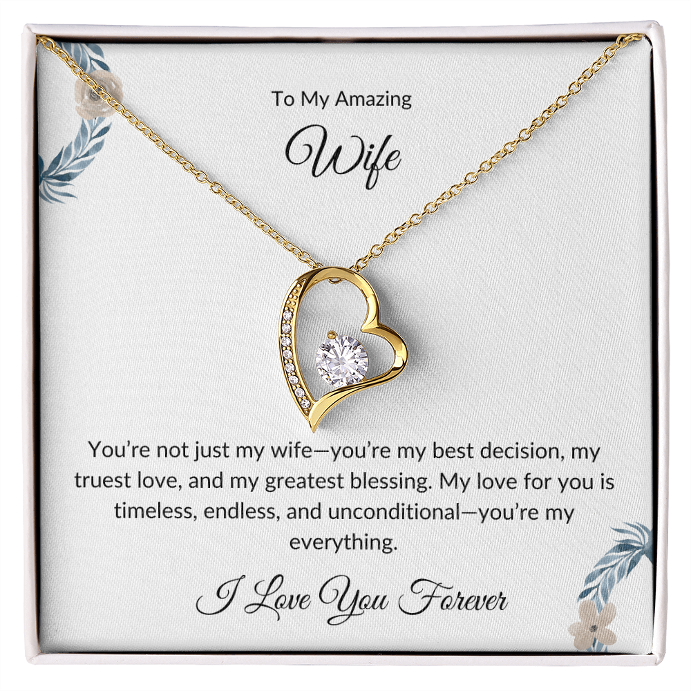 Birthday Gift for Wife – Elegant Necklace – A Sparkle of Love