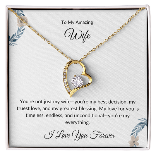 Birthday Gift for Wife – Elegant Necklace – A Sparkle of Love