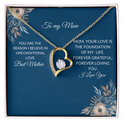 To My Mom Necklace – Heartfelt Jewelry Gift with Love Message