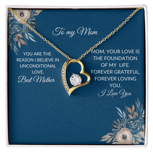 To My Mom Necklace – Heartfelt Jewelry Gift with Love Message