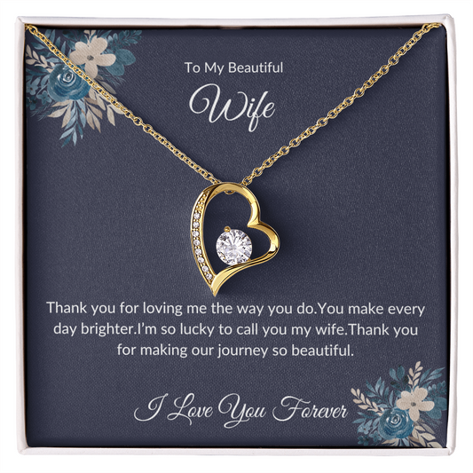 To My Loving Wife – Forever Love Knot – Anniversary Jewelry Surprise