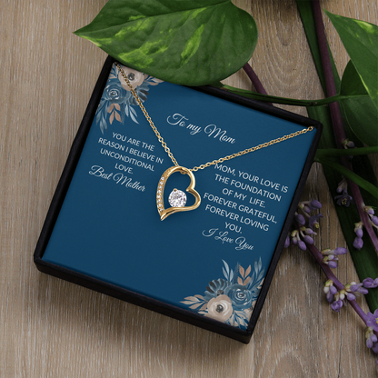 To My Mom Necklace – Heartfelt Jewelry Gift with Love Message