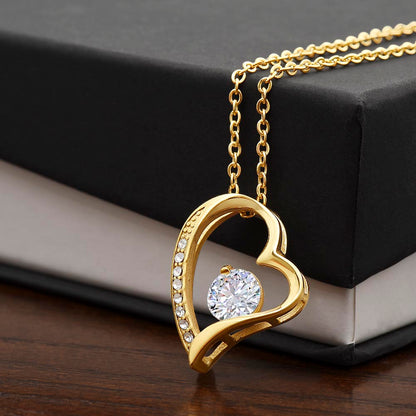 My Soulmate – Heart Pendant Necklace with Love Note