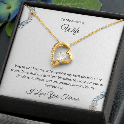 Birthday Gift for Wife – Elegant Necklace – A Sparkle of Love