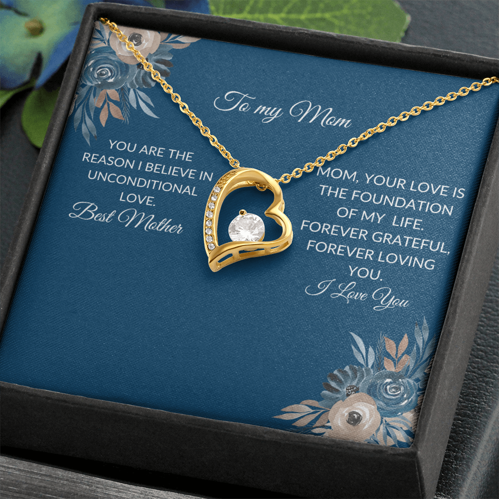To My Mom Necklace – Heartfelt Jewelry Gift with Love Message