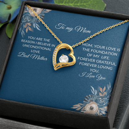 To My Mom Necklace – Heartfelt Jewelry Gift with Love Message