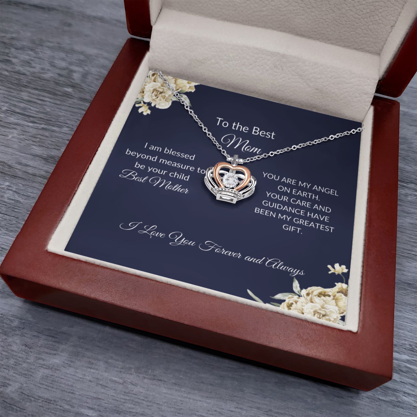 To My Mom – Dazzling Necklace for Mother's Day & Birthdays