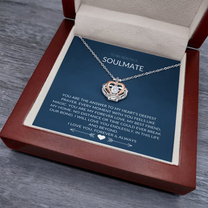To My Soulmate – Forever Love Necklace
