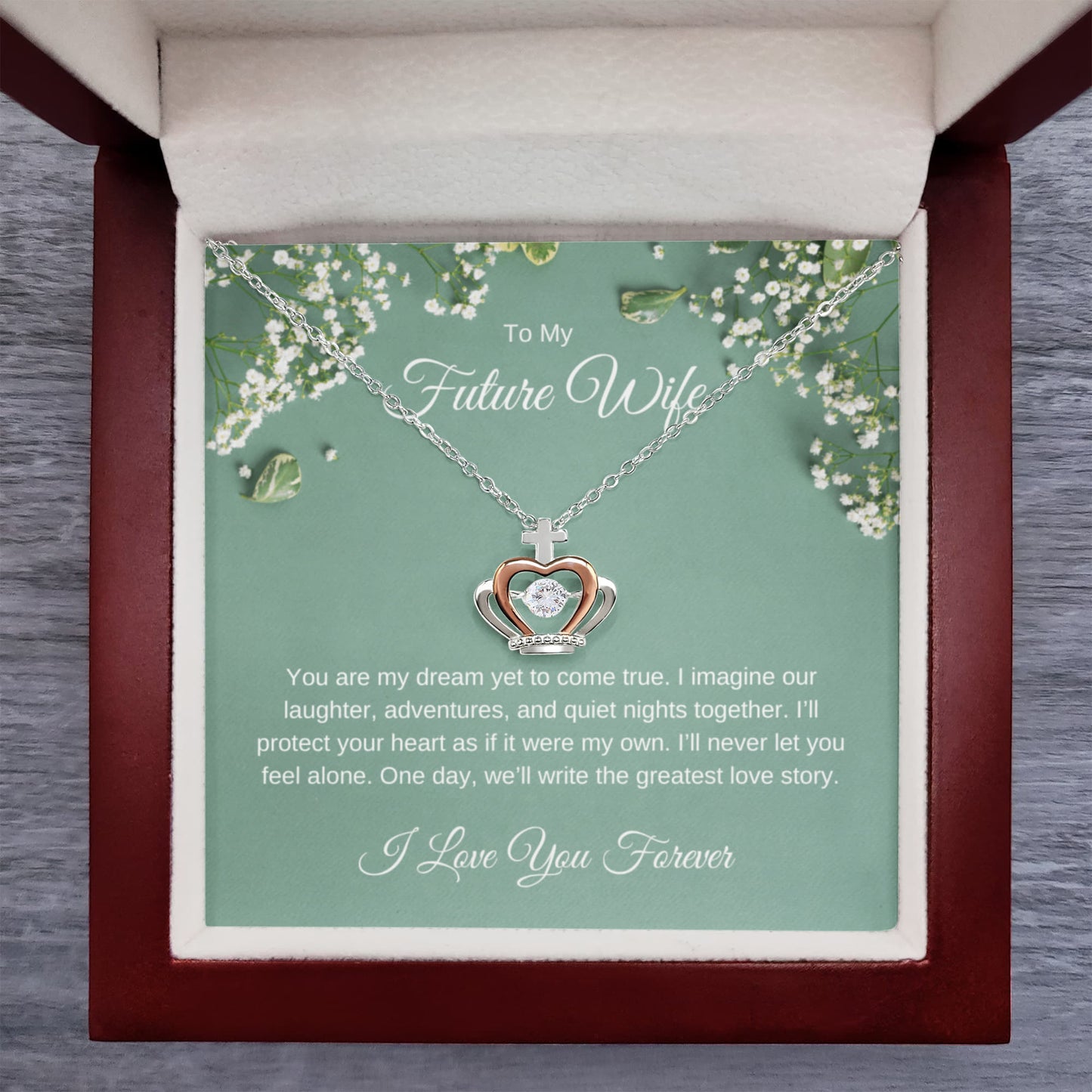 Romantic Jewelry for Future Wife – Heart Necklace Gift for Her